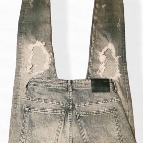 Zara Woman Premium Denim Destroyed Jean - Picture 3 of 6